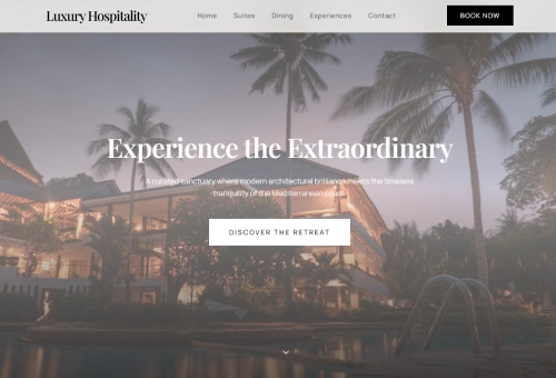 Hospitality template