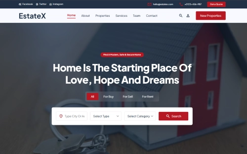 Broking real estate template